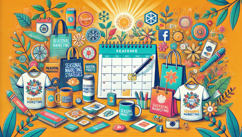 Seasonal marketing strategies using promotional products and branded merchandise