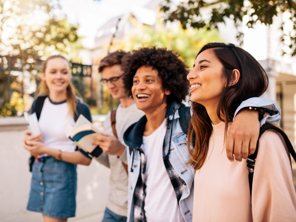 University students with branded school promotional products Ontario